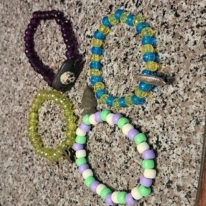 Kandi rave bracelets